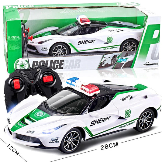 RC Sheriff Sports Car with Lights – 1:18 Scale – view 2