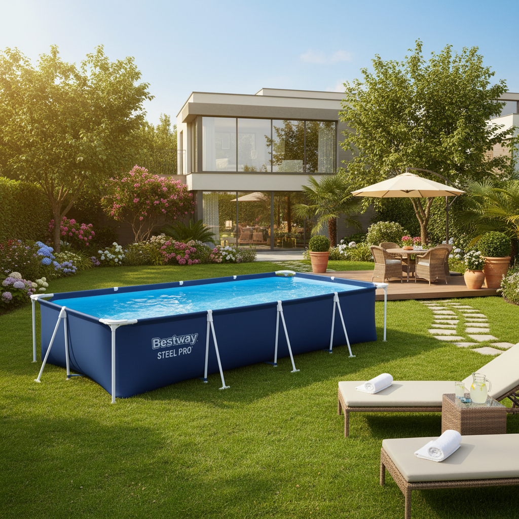 Bestway Steel Pro Rectangular Pool Set – 4.00 × 2.11 × 0.81 m – view 6