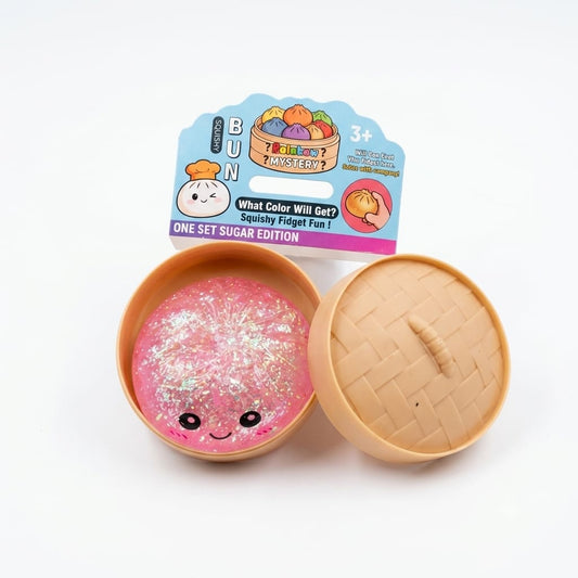 Glitter Squeezy Dumplings Squishy Toy