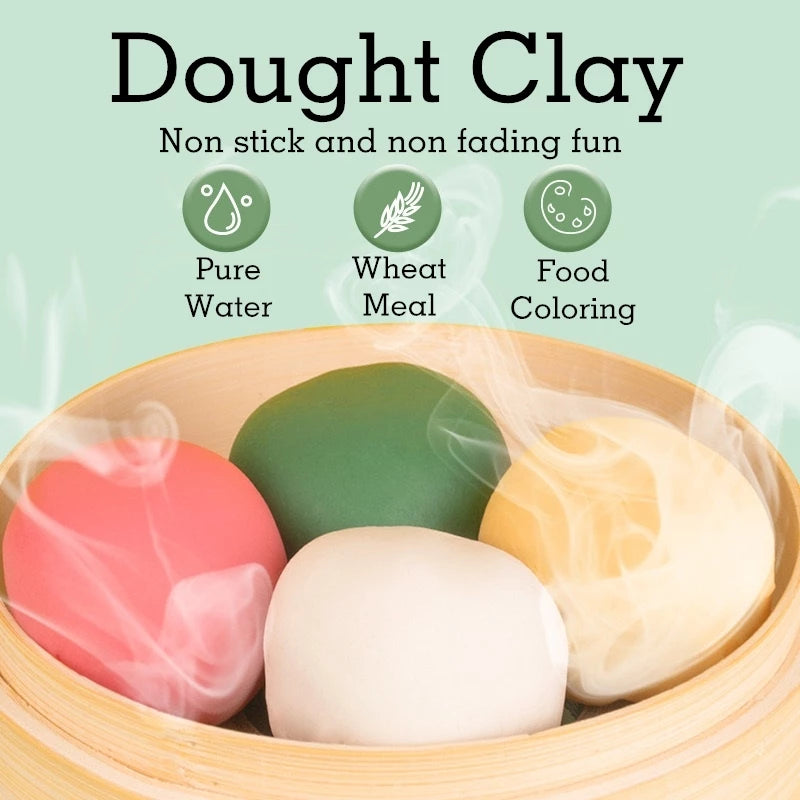 DIY Ice Cream & Cake Color Dough Play Set – Creative Modeling Clay Toy for Kids 3+