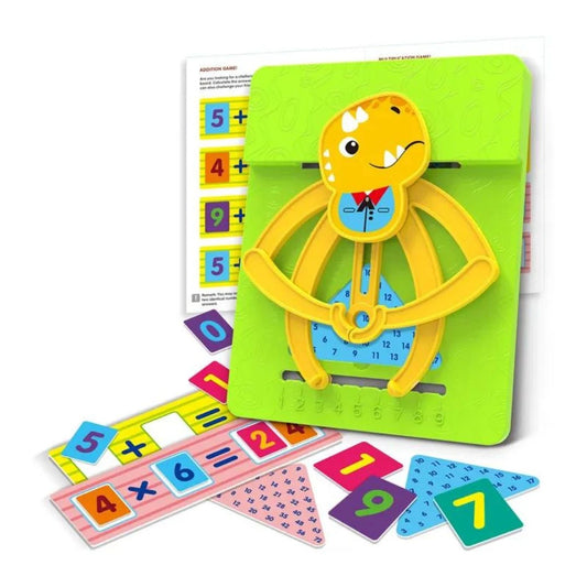 Math Triceratops Board Game (Multiplication and Addition)