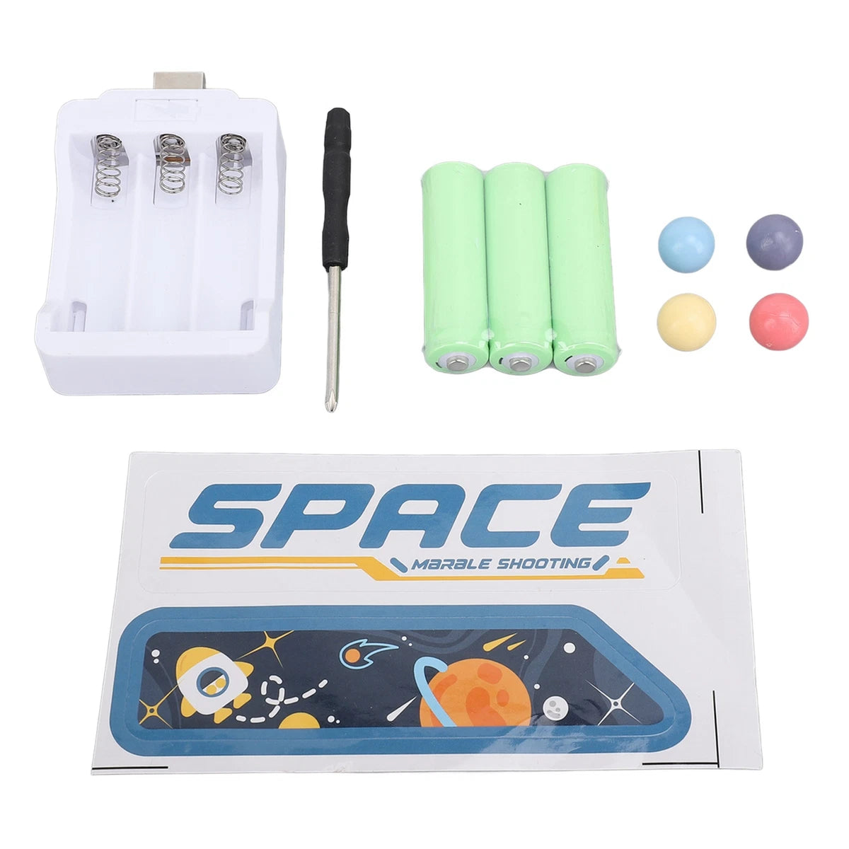 Interactive Rocket War Space Shooting Game Console with LED Lights & Music (Ages 3+)