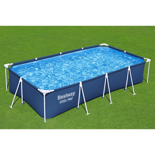 Bestway Steel Pro Rectangular Pool Set – 4.00 × 2.11 × 0.81 m