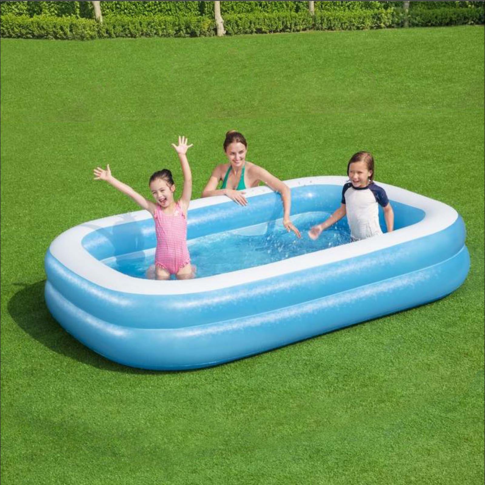 Bestway Rectangular Inflatable Pool – 2.62 × 1.75 × 0.51 m
