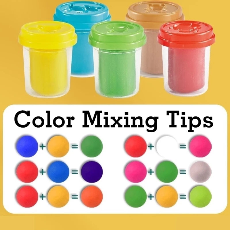 DIY Ice Cream & Cake Color Dough Play Set – Creative Modeling Clay Toy for Kids 3+