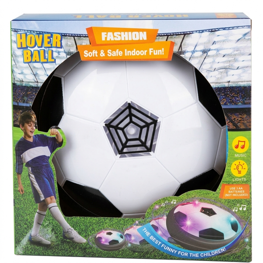 Air Power Hover Ball Soccer Game with Soft Foam Bumper with LED Light