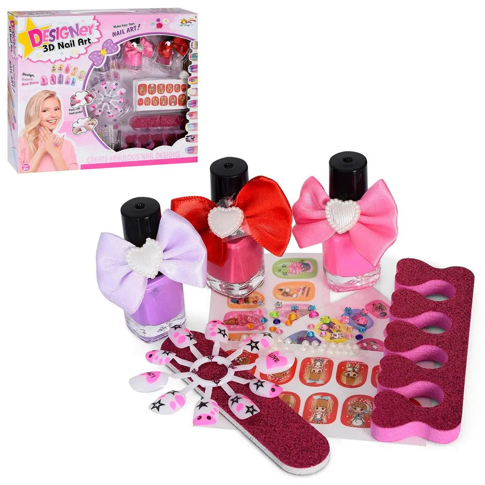 Designer 3D Nail Art Toy Set for Girls