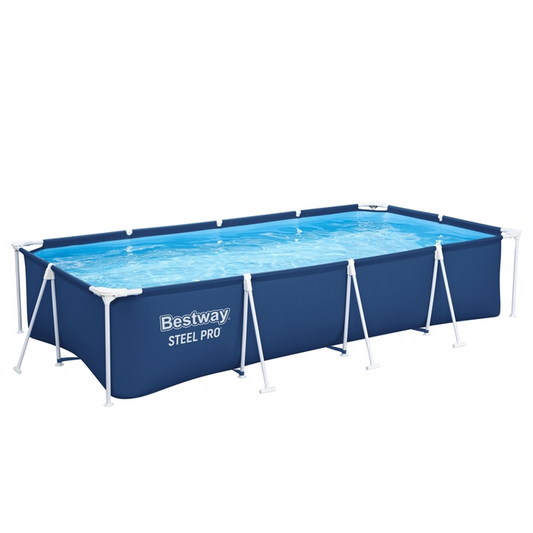 Bestway Steel Pro Rectangular Pool Set – 4.00 × 2.11 × 0.81 m – view 2