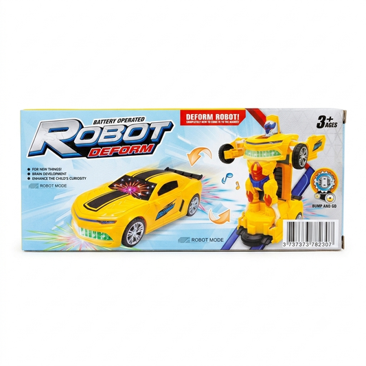 Transforming Robot Car with Lights & Sounds – view 2